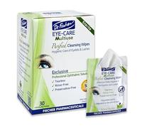 Dr. Fischer Eyelid Wipes - Purified, Non-Irritating, Pre-moistened Eye Wipes for Cleansing Sensitive Skin. Hypoallergenic Make-up Remover (30)