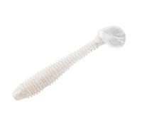 Dr.Fish 20 Pack Paddle Tail Swimbait Soft Fishing Lure Bass Fishing Freshwater Soft Plastic Shad Bait Drop Shot Bait Bluegill Panfish Crappie 3'' Pearl White