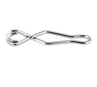 Dr.Fish 20 Pack Speed Clips Stainless Steel Fishing Clips Quick Change Lure Clips Fishing Snaps Freshwater Crankbait Snaps 22LB