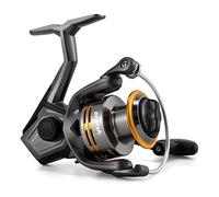 Dr.Fish Gryphon Ultralight Spinning Reel, Light Weight Fishing Reels Graphite Body, Ultra Smooth 9+1 Stainless BBS, 18Lb Max Drag, Aluminum Spool Size 1000 Mackerel Bass Freshwater Saltwater