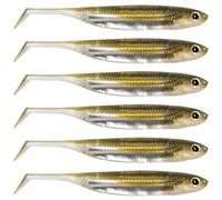 Dr.Fish Paddle Tail Swimbaits, Soft Fishing Lures for Bass Fishing, Freshwater Soft Plastic Baits Swim Shad Bait Minnow Lures Drop Shot, 3.93 Inches Pumpkin Seed