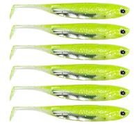 Dr.Fish Soft Body Swimbait Paddle Tail Soft Plastic Bass Lure, 3-1/8 Inches, Freshwater Lure Trout Salmon Perch Walleye Catfish