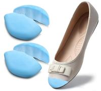 Dr.Foot Shoe Filler Inserts for Loose Shoe, Toe Fillers Cushion Inserts for Too Big Shoes, Large Shoe Fillers Make Shoes Fit for Casual Sports Boots (Medium: Half to One Size Larger, Blue)