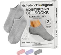 Dr. Frederick’s Original Moisturizing Gel Socks for Men & Women - Dry Feet & Cracked Heel Treatment - Full Foot Gel Lining with Mango Butter, Shea Butter, Jojoba & Coconut Oil (Mellow Moon)