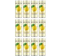 Dr Funk Lemon & Elderflower Sparkling Water with NO Sugar, NO Calories, NO artificial sweeteners, enriched with Vitamins C, D3, B6, B12, B7, B3 and Zinc to support your immunity (12 x 330ml)