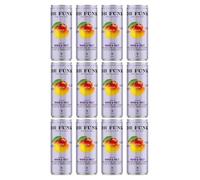 Dr Funk Mango & Violet Sparkling Water with NO Sugar, NO Calories, NO artificial sweeteners, enriched with Vitamins C, D3, B6, B12, B7, B3 and Magnesium to support health and wellness (12 x 330ml)
