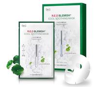 Dr.G Red Blemish Daily Cool Soothing Korean Face Mask - Deep Hydration for Irritated, Sensitive Skin - Face Masks Skincare Korean, Korean Sheet Mask, Korean Skin Care Mask, K Beauty - Pack of 10