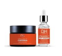 Dr H Anti-Ageing Vitamin C Facial Serum + Vitamin C Anti-Ageing Night Moisturiser 30ml + 60ml