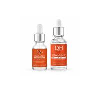 Dr H Vitamin C Age-Defence Brightening Serum Duo For Acne, Blemishes, Large Pores, Brightening In White White