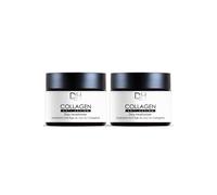 Dr H Women's Collagen Anti-Ageing Day Moisturiser 60ml x 2 Duo Set in White Dr H White