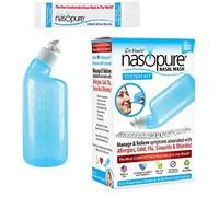 DR HANA'S NASOPURE The €Œnicer Neti Pot†| Nasal Wash for Allergy Relief and Nasal Congestion Relief | System Kit