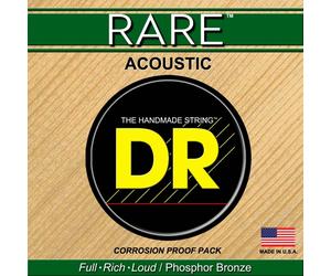DR Handmade Rare Bronze 12-54 Gauge RPM-12 Acoustic Guitar Strings