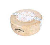 DR Harris and Co Beech Wooden Shaving Soap Bowl with Sandalwood Shave Soap Refill