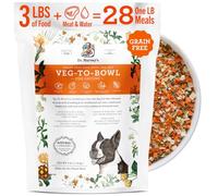 Dr. Harvey's Veg-to-Bowl Fine Ground Dog Food, Human Grade Dehydrated Base Mix for Dogs, Grain Free Holistic Mix for Small Dogs (3 Pounds)