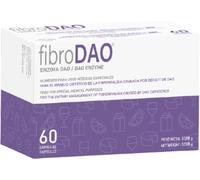 fibroDAO - for The Dietary Management of Fibromyalgia Caused by DAO Deficiency/Histamine Intolerance - 60 Capsules EFICAPS with Gastroresistant Tablets - DAO Enzyme and Magnesium