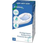 Dr Helewa Care Bedpan Liner with Super Absorbent Pad, 600 ml, Pack of 20
