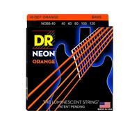 DR Hi-Def Neon Bass String Set Orange 040-120
