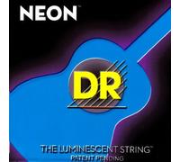 Dr HiDef Blue Neon Acoustic 012, 016, 024, 032, 042, 054 Strings for Western Guitar/FLUORESCENT (Glow in the Dark)