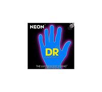 Dr HiDef Blue Neon Lite 009, 011, 016, 024, 032, 042 String Set for Electric Guitar/FLUORESCENT Glow in the Dark)