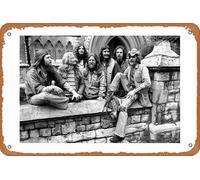 Dr. Hook And The Medicine Show - Poster / Print - Band Portrait, England, 1975 Print - Poster Vintage Metal Tin Sign Retro Funny Tin Sign for Home Bar Pub Kitchen Garage Restaurant Wall Decor-8" x