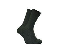 Dr Hunter Men's 2 Pack Coolmax Lightweight Hiking Socks in Green | Size: 12-14 Dr Hunter Green 12-14