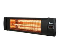Dr Infrared Heater DR-238 Carbon Infrared Outdoor Heater for Patio, Backyard, Garage, and Decks, Standard, Black