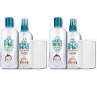 Dr J’s Head Lice Prevention Kit - Natural Tea Tree & Lemon Eucalyptus - Lice Shampoo, Repellent Spray & Nit Comb - Nit & Lice Defence for Kids & Adults - 3-Piece Bundle (Pack of 2)