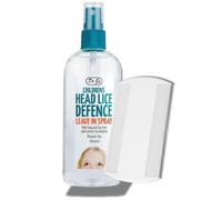 Dr J’s Head Lice Repellent Spray for Kids - Daily Leave-in Lice Prevention with Tea Tree, Lemon Eucalyptus & Citriodiol - Plastic Nit Comb - Chemical-Free, Gentle Formula - 150ml