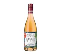 Dr Jaglas White Mulled Wine Alcohol-Free 0.0 - Winter Glow with Riesling without Alcohol 0.75 L Bottle - Aromatic Premium Winemaker Mulled Wine White - Rheingau VDP Weingut Linz