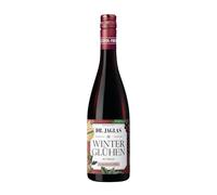 Dr. Jaglas Winzer Mulled Wine Alcohol-Free 0.0 - Winter Glow with Merlot Without Alcohol 0.75 L Bottle - Alcohol-Free Mulled Wine Merlot Based from VDP Premium Weingut Leitz
