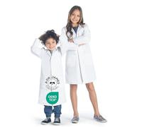 Dr. James Premium Unisex Lab Coat for Kids, Boys & Girls, Multiple Pockets, Classic Fit, Safety Snap Fastening, Multiple Pockets, Children’s Science Coat for School & Dress-Up, Ages 2-16 Years