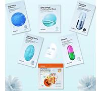 Dr.Jart+ Mask Sheet Set 6 Pieces Random (Cicapair, Vital Hydra, Soothing Hydra, Porecting, Ceramindin) Skincare, Facial Care