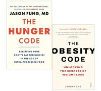 Dr Jason Fung Collection 2 Books Set (The Hunger Code & The Obesity Code)