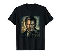 Dr Jekyll and Mr Hyde Split Face Classic Literary Horror Value Graphic T-Shirt