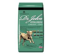 Dr John Gilbertson & Page Wheat-Free Hypoallergenic Dry Dog Food Chicken with Oats - Complete Nutrition for Adult and Senior Dogs with Sensitive Digestion - 4kg Bag