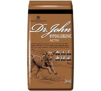 Dr John Hypoallergenic Active Dry Dog Food 15kg - Chicken and Rice - Wheat Free, High Protein - Adult Sensitive Dog Food - Suitable for Racing, Working, Hunting & Extreme Activity