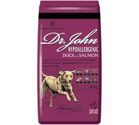 Dr John Hypoallergenic Duck & Salmon 12.5Kg - Dr. John Hypoallergenic Duck and salmon recipe is a hypoallergenic recipe made without added wheat and