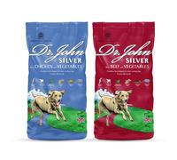Dr John Silver Complete Dry Dog Food 15kg x 2 - Beef & Chicken with Ve
