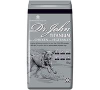Dr. John Titanium Complete Dry Dog Food 15kg - Chicken, Vegetables and New Zealand Green-Lipped Mussel - Complete Nutrition for Active Adult and Junior Dogs