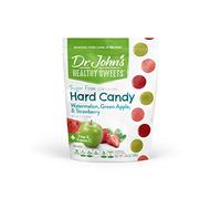Dr. John's Healthy Sweets Sugar-Free Fruit Hard Candy with Xylitol Strawberry, Watermelon and Green Apple