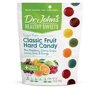 Dr. John's Healthy Sweets Sugar-Free Hard Candies Classic Fruits 3.85 Ounce
