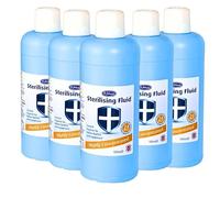 Dr Johnson’s 5x Sterilising Fluid 1L - Baby Bottle & Toy Disinfectant - Cold Water Steriliser - Kills 99.9% Germs - Fragrance-Free Solution