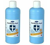 Dr Johnson's Highly Concentrated Sterilising Fluid - 1 Liter (Pack of 2) - Ensuring Hygiene with Baby Bottle Cleaner - Cold Water Steriliser for Ultimate Cleanliness