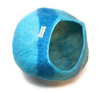 Dr. Judy Morgan's Naturally Healthy Pets Handmade Wool Cat Cave (Northern Lights)