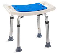 Dr. Kay's Shower Chair for Inside Bathroom, 350 lbs Capacity, Adjustable Height 14.5-19.5