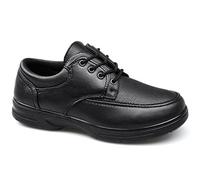 Dr Keller BARRY Mens Lace-Up Comfort Wide Fit Shoes Black UK 9