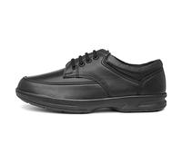 Dr Keller Brian Mens Leather Comfort Fit Lace-Up Shoes Black