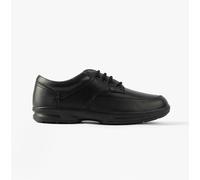 Dr Keller BRIAN Mens Leather Comfort Fit Lace-Up Shoes Black - UK 12