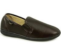 Dr Keller CHRISTOF Mens Slippers Brown - UK 9
