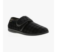 Dr Keller DARREN VELC Mens Touch Fasten Slippers Grey - UK 10